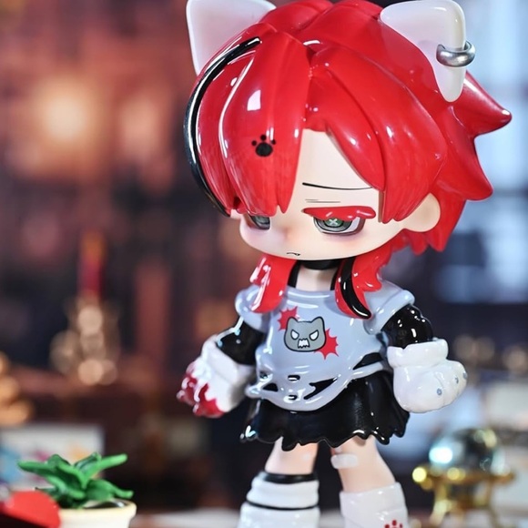 CALEMBOU Cute Missy Series Anime Figurine with Red Hair Blind Box PVC Figure - Picture 1 of 11